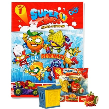Super Zings Serie 1 Startset Krant Mix van Designs - Pszis112