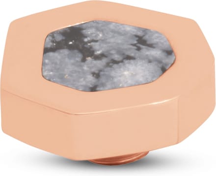 Melano Vivid Heptagon Steentje Black Picasso Rosé
