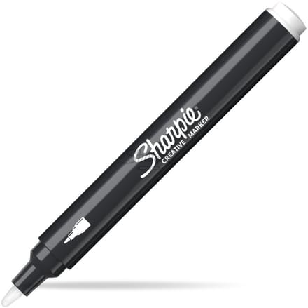 Sharpie acrylstift met ronde punt, wit