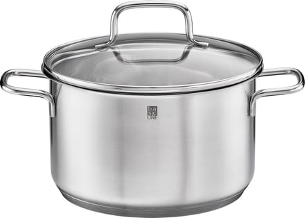 Rösle Basic Line - Basic Line Kookpan Hoog Ø 24 cm - Roestvast Staal - Zilver -