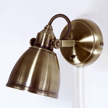 Markslöjd Wandlamp Fjällbacka met antieke afwerking