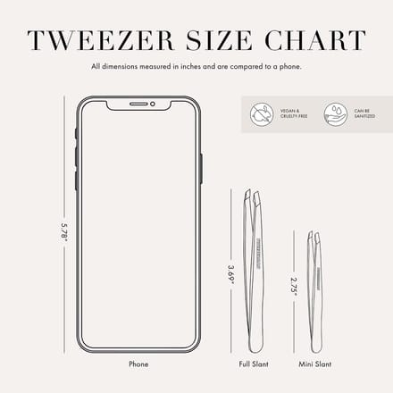Tweezerman Slant® Pincet 1230-BR - Midnight Sky