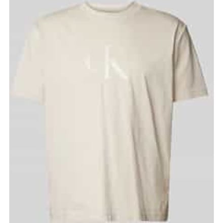 T-shirt met labelprint