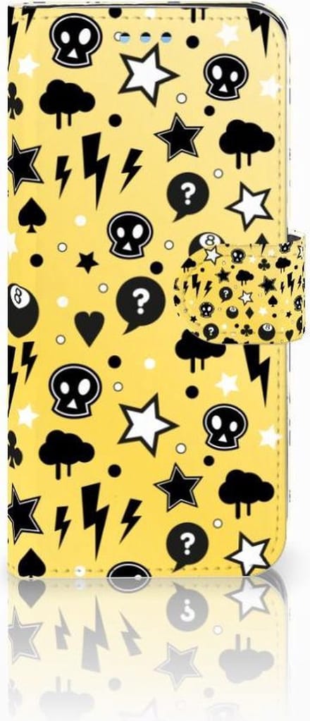 Telefoonhoesje met Naam Samsung Galaxy S9 Punk Geel
