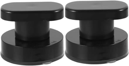 Antislip Wandbeugels - Zuignap Handgrepen - Veilige Ondersteuning - Ergonomisch Ontwerp - 2 Stuks - Zwart