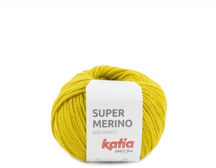 Katia Super Merino - 13 citroengeel - Wol/Acryl Garen