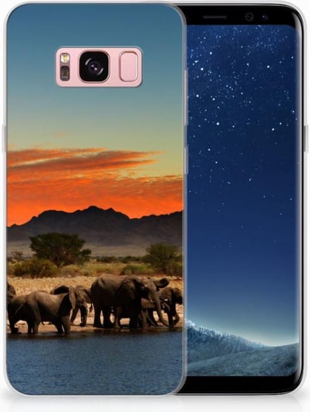 Samsung Galaxy S8 TPU Hoesje Olifanten
