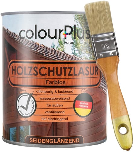 ColourPlus Houtbeits - Weerbestendige Houtolie - Met UV bescherming - Transparant - 750 ml