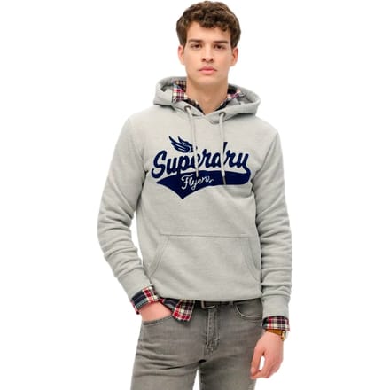 Superdry - Flyers Script hoodie - Heren - Hoodies