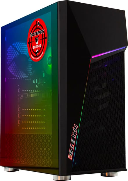 ScreenON - Game Computer / Gaming PC - Ryzen 5 - 500GB M.2 SSD - 16GB RAM - RTX 3050 - Game PC TX88296 - Windows 11