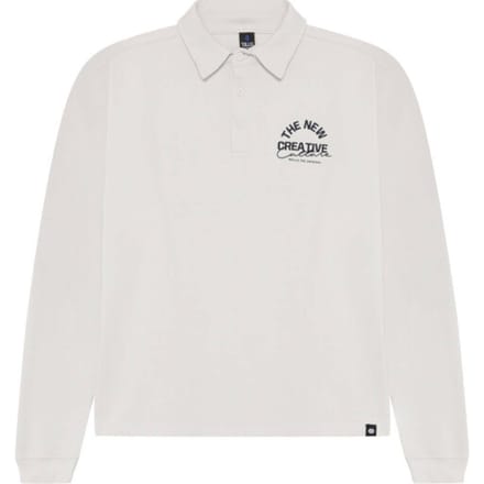 Rellix - Sweater Rellix Polo Button - Grey Kit - Maat 152