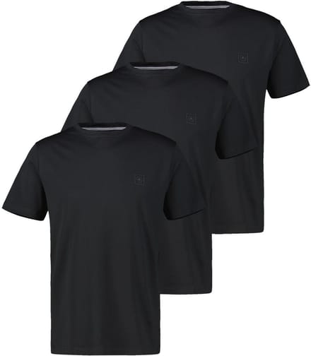 LERROS Heren t-shirt 3 pack Basic