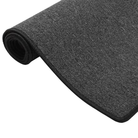 vidaXL - Tapijtloper - 50x100 - cm - antracietkleurig