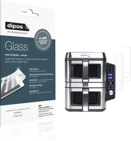 dipos – 2x Matte Pantserfolie geschikt voor KOENIC KTAF-TR | 9H Screenprotector