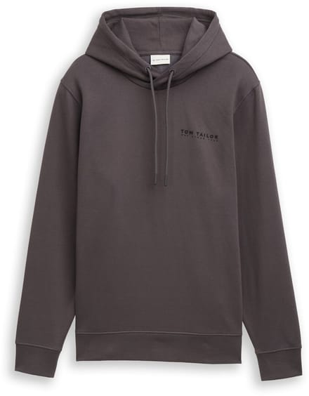 Tom Tailor - Hoodie met logo-print - Maat S - Tarmac Grey
