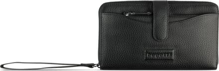 Bugatti Elsa Portemonnee RFID-bescherming Leer 19 cm - Dames - Horizontaal - schwarz