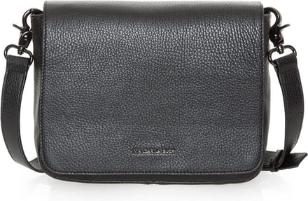MANDARINA DUCK Schoudertas Mellow Leather Hunting Bag Nero Zwart