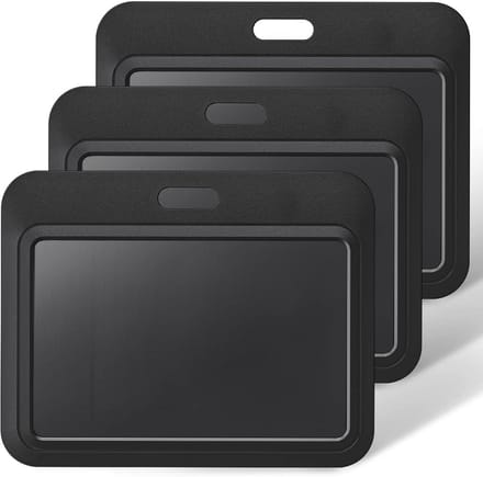 Set van 3 Horizontale Schuifbadgehouders Harde Kunststof met Transparant Venster