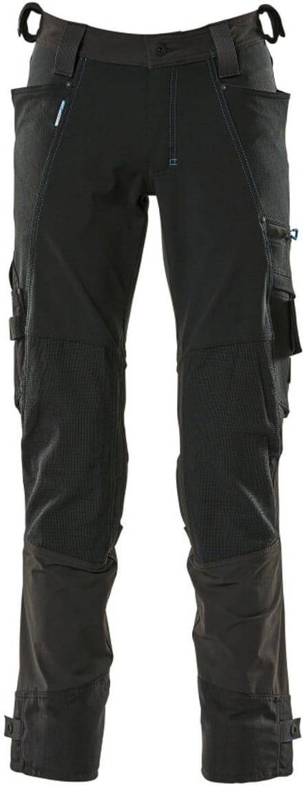 Mascot Advanced Broek met kniezakken 17079-311 - Zwart - C48 - 76