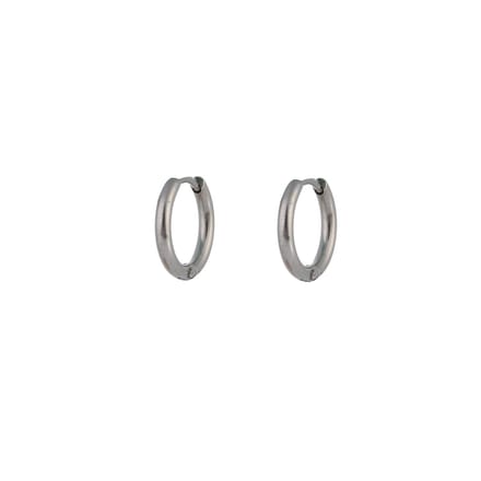 Go Dutch Label Oorringen hoop Zilver