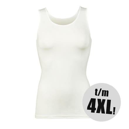 RJ Bodywear - Pure Color - Dames Singlet - Ivoor - L