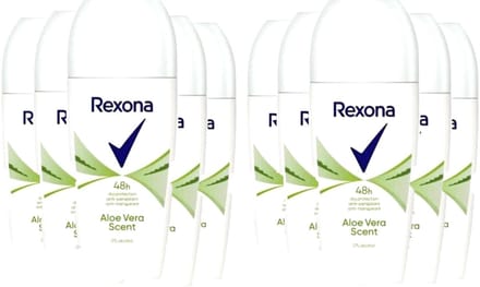 Rexona Deo Roller - Aloe Vera - 10 x 50 ml - Voordeelverpakking