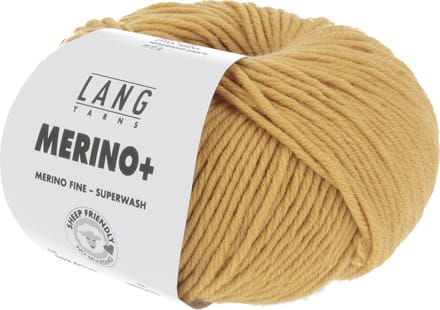 Lang Yarns Merino Plus - 111 okergeel - Merinowol Garen