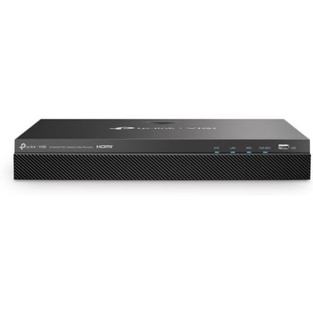TP-Link VIGI NVR2008H-8MP Netwerk Video Recorder (NVR) - Zwart