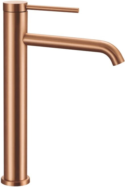 Rea Clif high - Wastafelkraan - Geborsteld Koper - 29,5X4X20CM