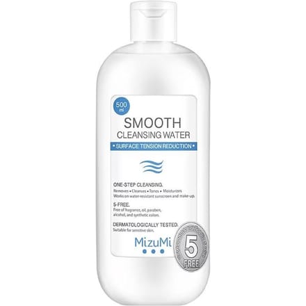 MizuMi Smooth Cleansing Water 500 ml. 500 ml. white