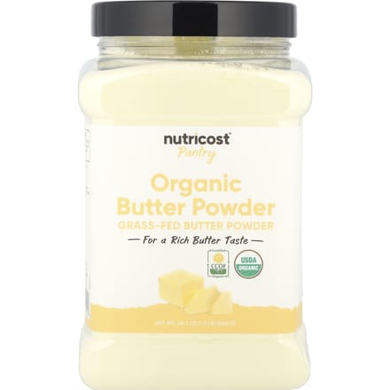 Nutricost, Keukenvoorraad, Biologisch Boterpoeder, 24,3 oz (680 gr)