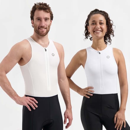 Rogelli Florida Dames en Heren Trisuit - Mouwloos - Zwart/Wit