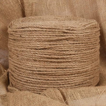 Natuurlijk Jute Touw 250 Meter Lang 4 mm Dik voor Tuin en Ambachten