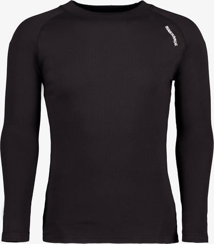 Mountain Peak heren thermoshirt met lange mouwen - Zwart - Maat M