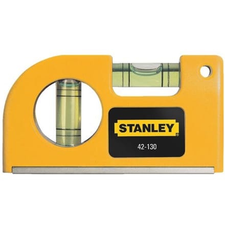 STANLEY 0-42-130 Pocket Spirit Level Magnetic - Waterpas - 8,7cm