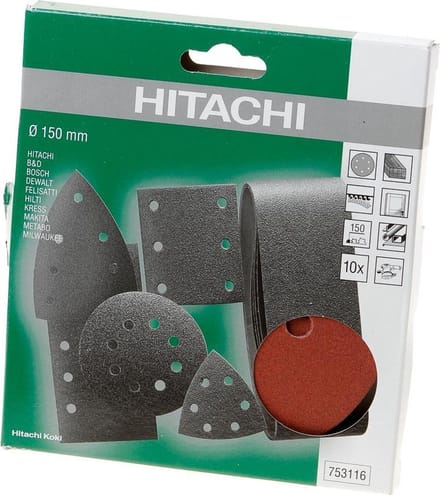 Hikoki Schuurschijf diameter 150 k150 (10 st)