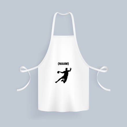 Akyol - handbal met eigen naam Keukenschort - Handbal - handballer - sport - 82 bij 71 cm