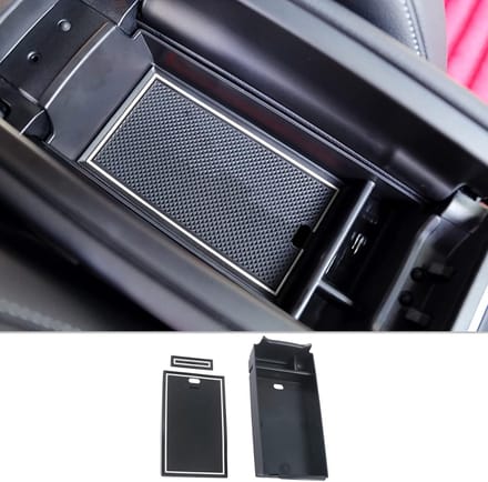 Mercedes A-Class W177 B-Class W247 GLA H247 CLA C118 2019+ Center Console Organizer voor Auto - Opbergruimte, Armsteun, Accessoires (Wit)