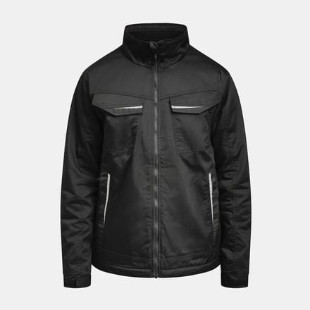 Jobman 1317 Service Jacket Lined 65131720 - Zwart - 3XL