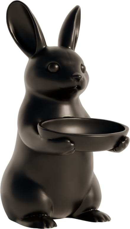 Fiastra Bunny sleutelhouder - sleutel organizer - zwart
