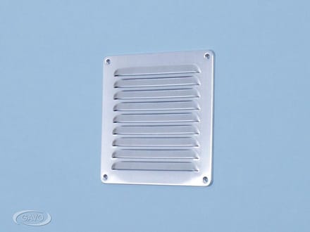 Gavo schoepenrooster 650x90mm - 1-6509W - buitenrooster - aluminium - wit