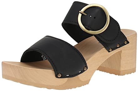 Softclox S3670 Hedi Softnappa - Dames pantoffel - 03-Zwart