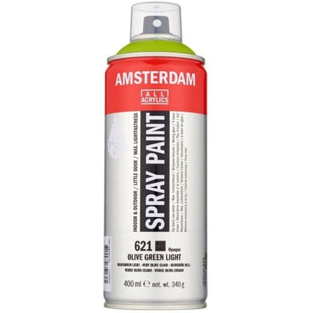 Bombe de peinture Amsterdam 400 ml vert olive clair groen