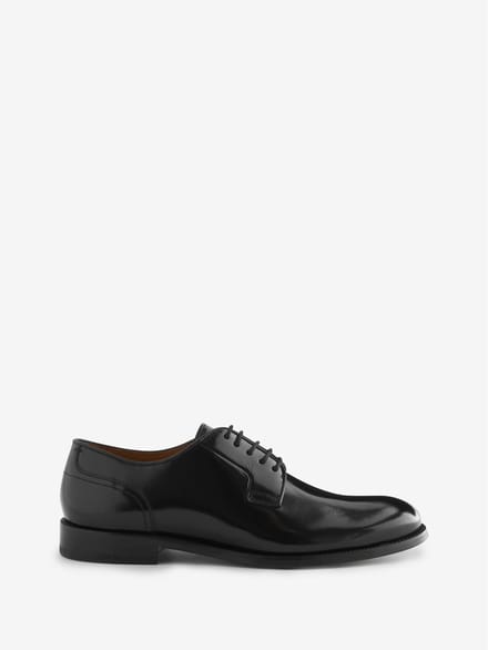 Next - Heren - Leren Signature Derby-schoenen - Zwart