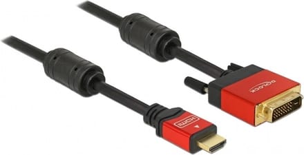 DeLOCK premium DVI-D Single Link - HDMI kabel - 2 meter