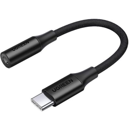 Ugreen - Elektronische Adapter - USB-C naar 3,5 mm Mini Jack - Verbeterde Geluidskwaliteit - Stevig Ontwerp
