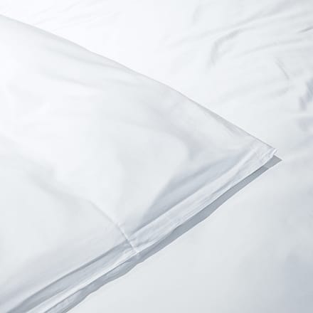 2x Bamboe Kussensloop 300TC - Wit - Silk Heaven - 40x80cm