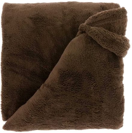 Unique Living Plaid Justin - Polyester - Bruin - 150 x 200 x 0 cm (BxHxD)