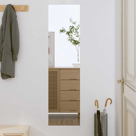 vidaXL - Wandspiegel - 30x100 - cm - rechthoekig - glas