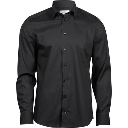 Tee Jays - Stretch Luxury Shirt - Black maat S